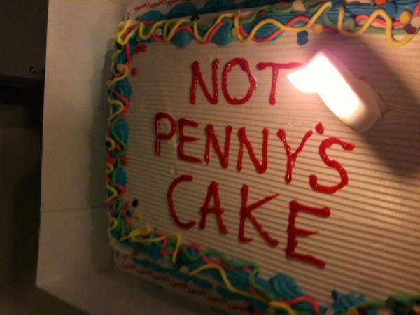 Not Penny's cake